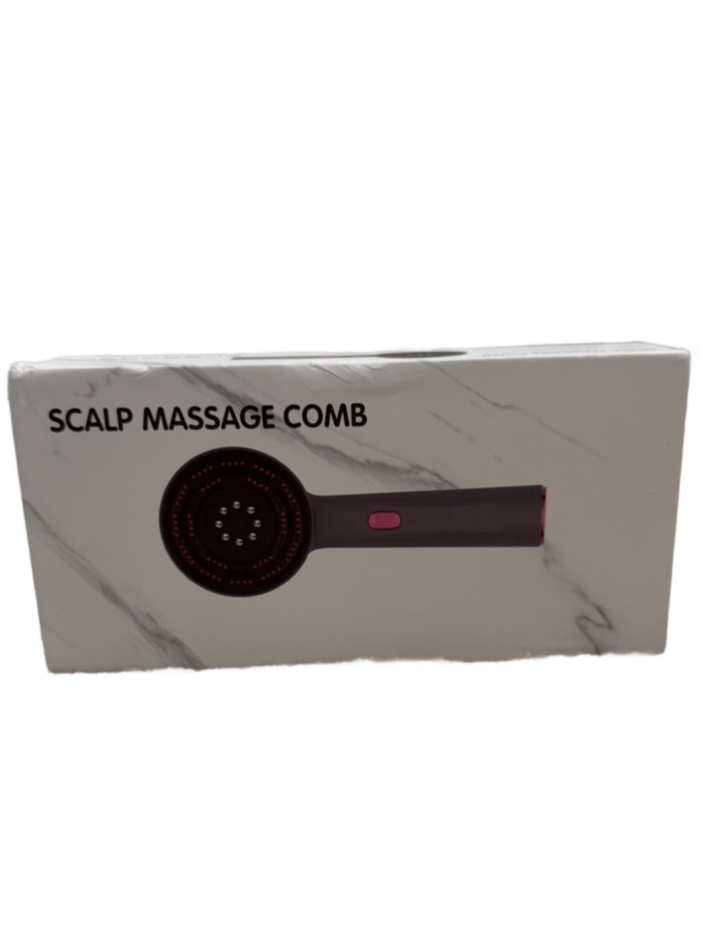 Red Scalp Massage Comb - Electric Handheld Scalp Massager - Picture 2 of 9